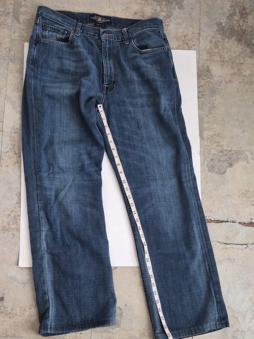 Lucky Brand Men's Indigo Relaxed Straight Jeans